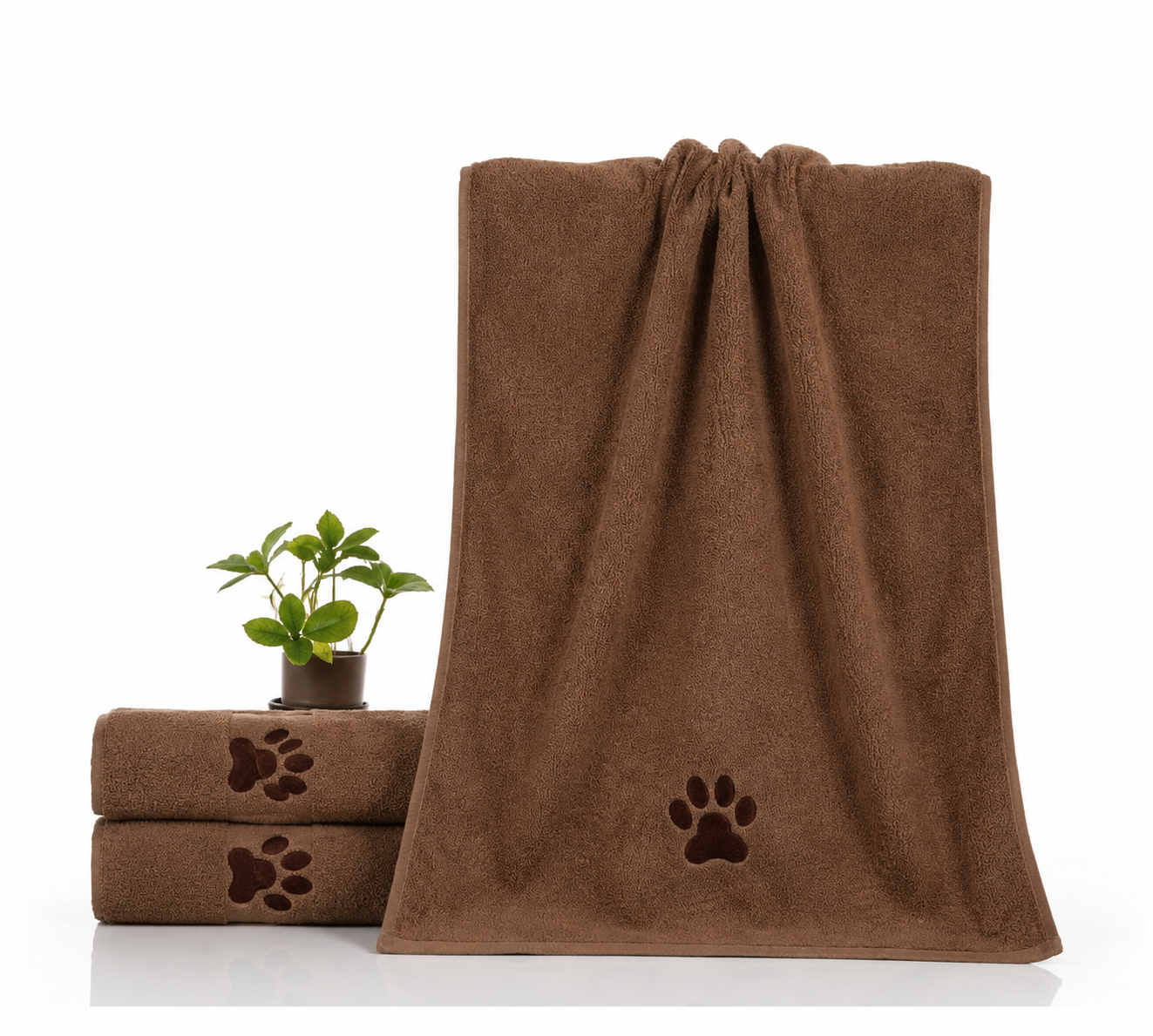 🐱🐶 Serviette microfibre séchage rapide pour chien & chat – Douce & absorbante