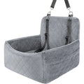 🐶 Siège de voiture portable pour chien — coussin lavable, ceinture de sécurité et poche de rangement