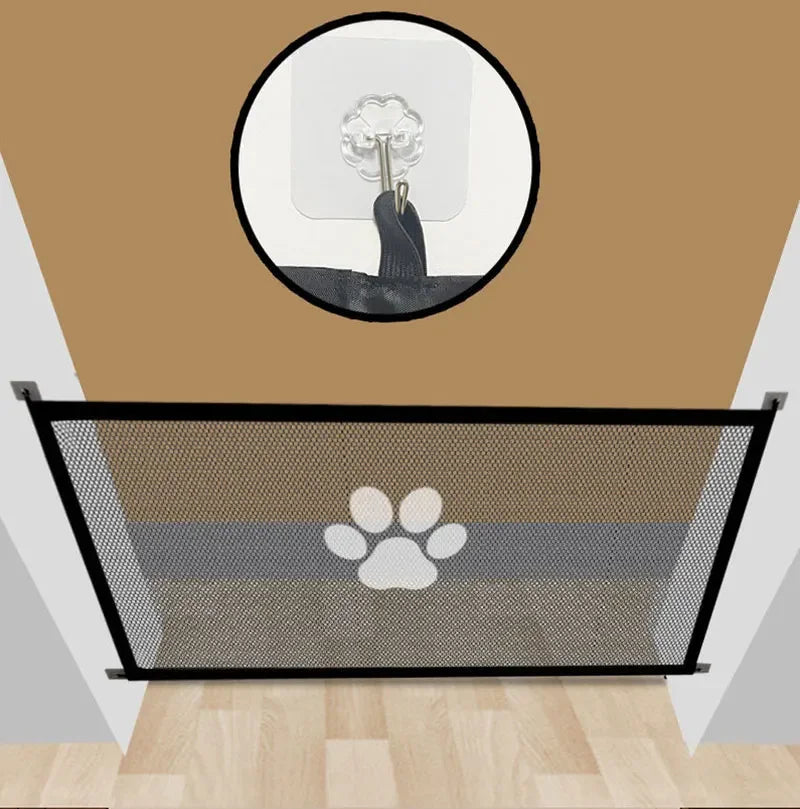 🐶 Barrière de sécurité pliable en filet pour chat et chien