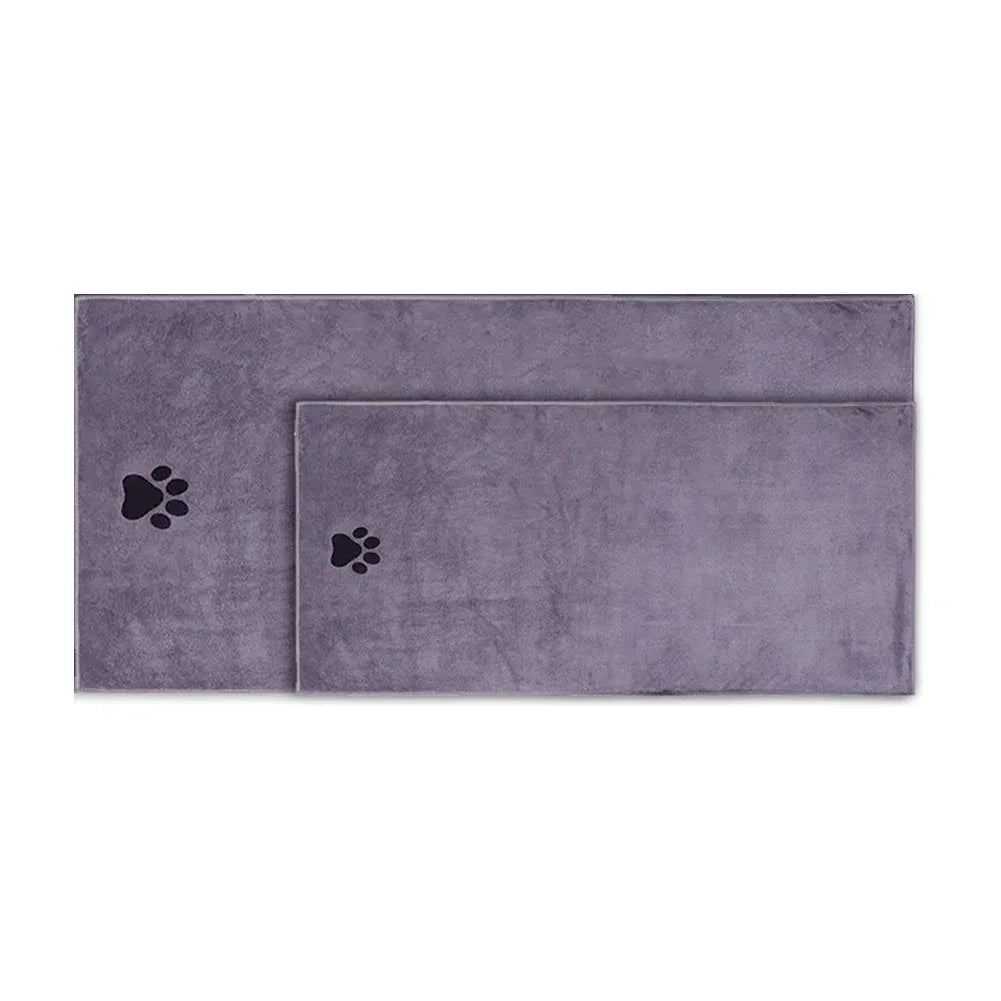 🐱🐶 Serviette microfibre séchage rapide pour chien & chat – Douce & absorbante