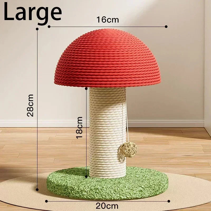 🐱 Griffoir Champignon en Sisal pour Chat – Jouet & Protège Meubles