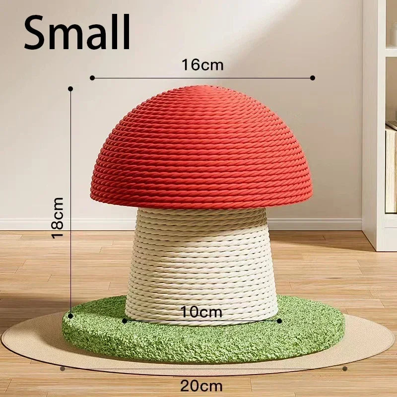 🐱 Griffoir Champignon en Sisal pour Chat – Jouet & Protège Meubles