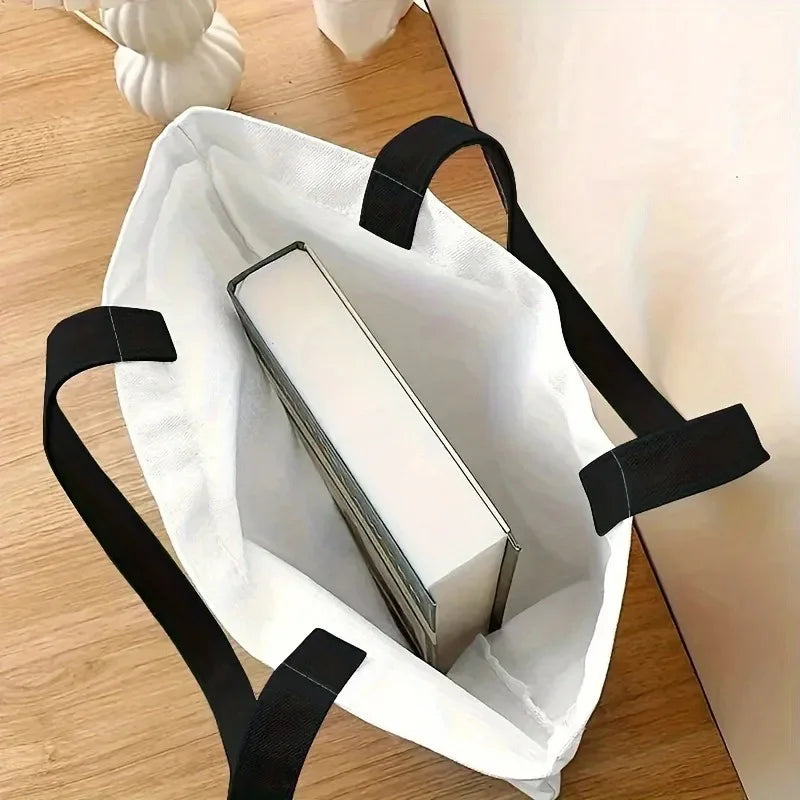 🏠 Tote bag « Just A Girl Who Loves Dogs » – Sac cabas imprimé chien, cadeau dog mom