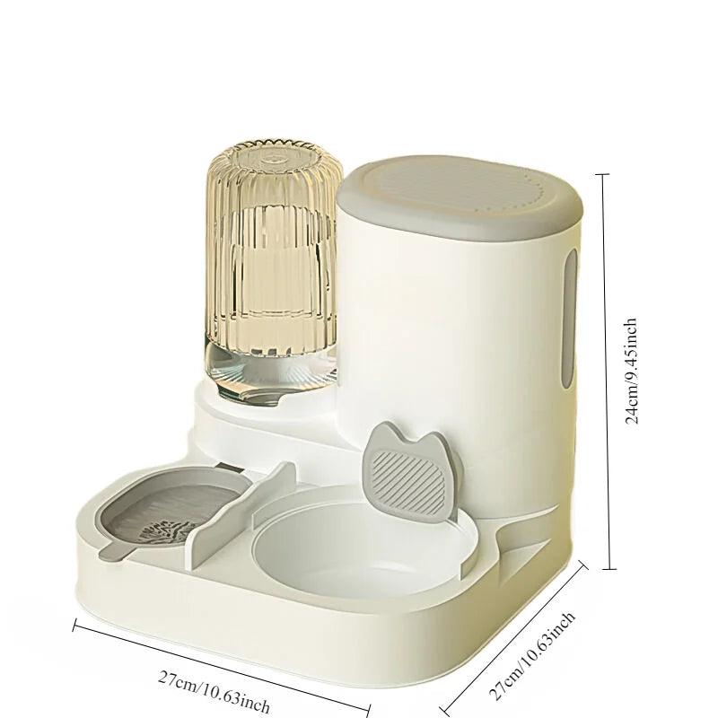 🐱🐶 Bol distributeur automatique pour chat & chien – Eau & croquettes