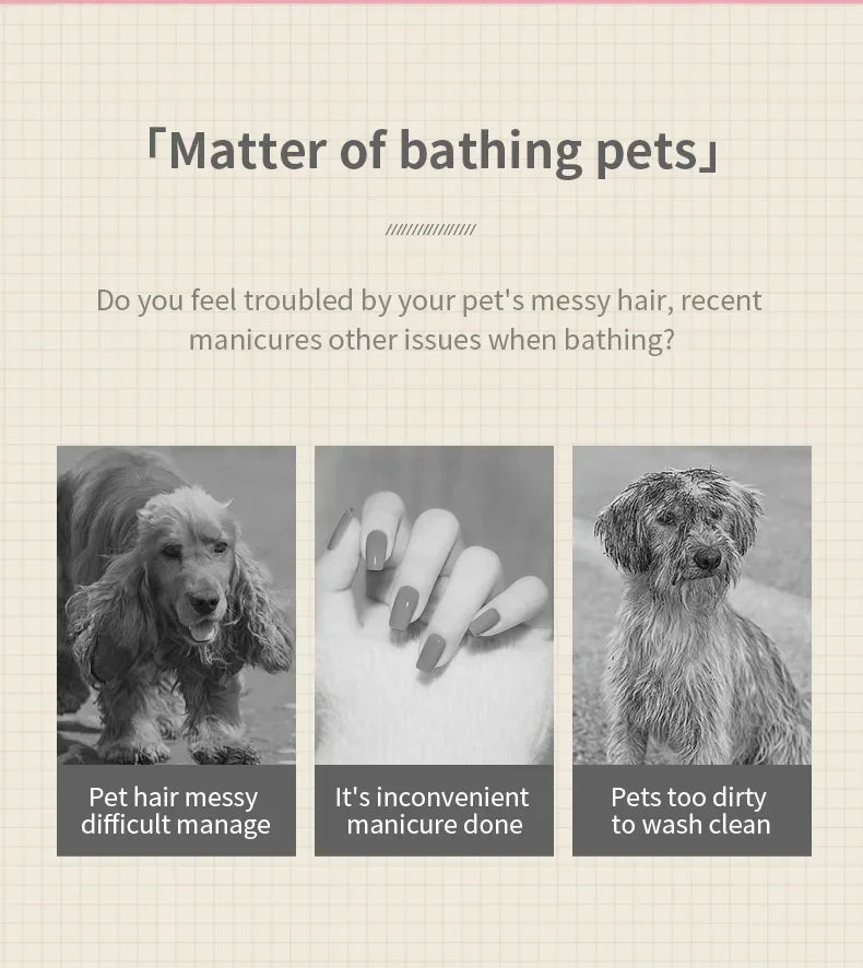 🐱🐶 Brosse vapeur 3-en-1 pour chat et chien – Démêlage, massage & nettoyage