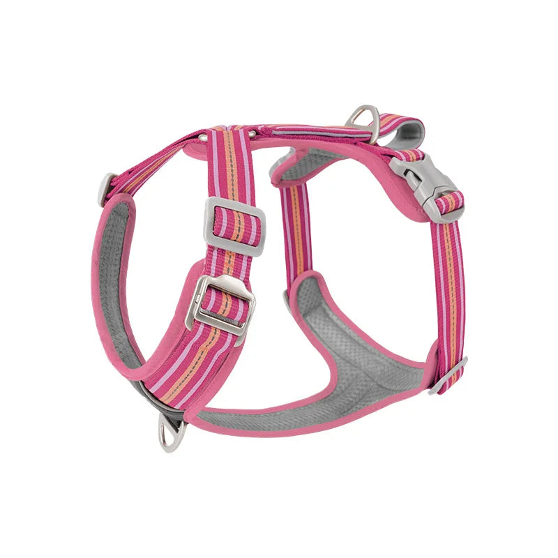 🐶 Harnais sécurité pour chien – Anti-traction, double poignée & réfléchissant