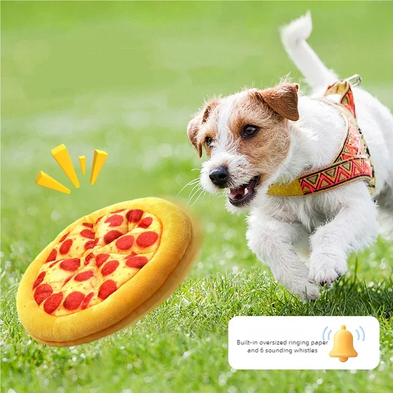 🐶 Jouet peluche couinant pour chien – Nettoyage des dents & jeu interactif