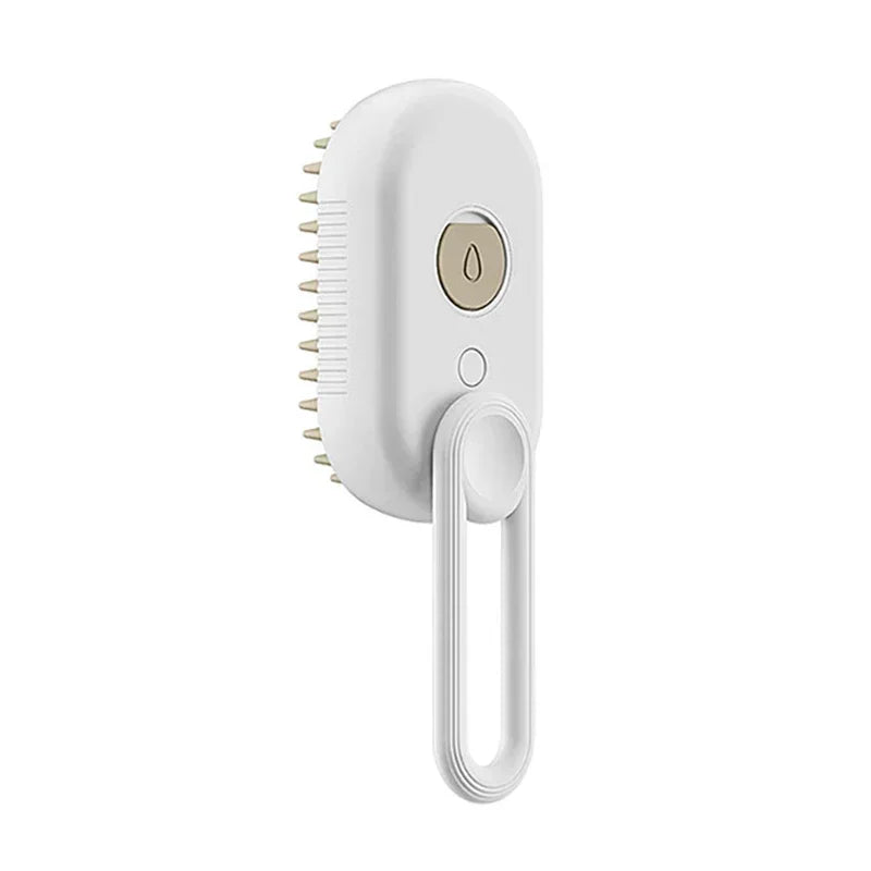 🐱🐶 Brosse vapeur 3-en-1 pour chat et chien – Démêlage, massage & nettoyage