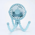 🏠 Ventilateur portable à clipser pour poussette – Mini ventilateur USB oscillant avec trépied flexible