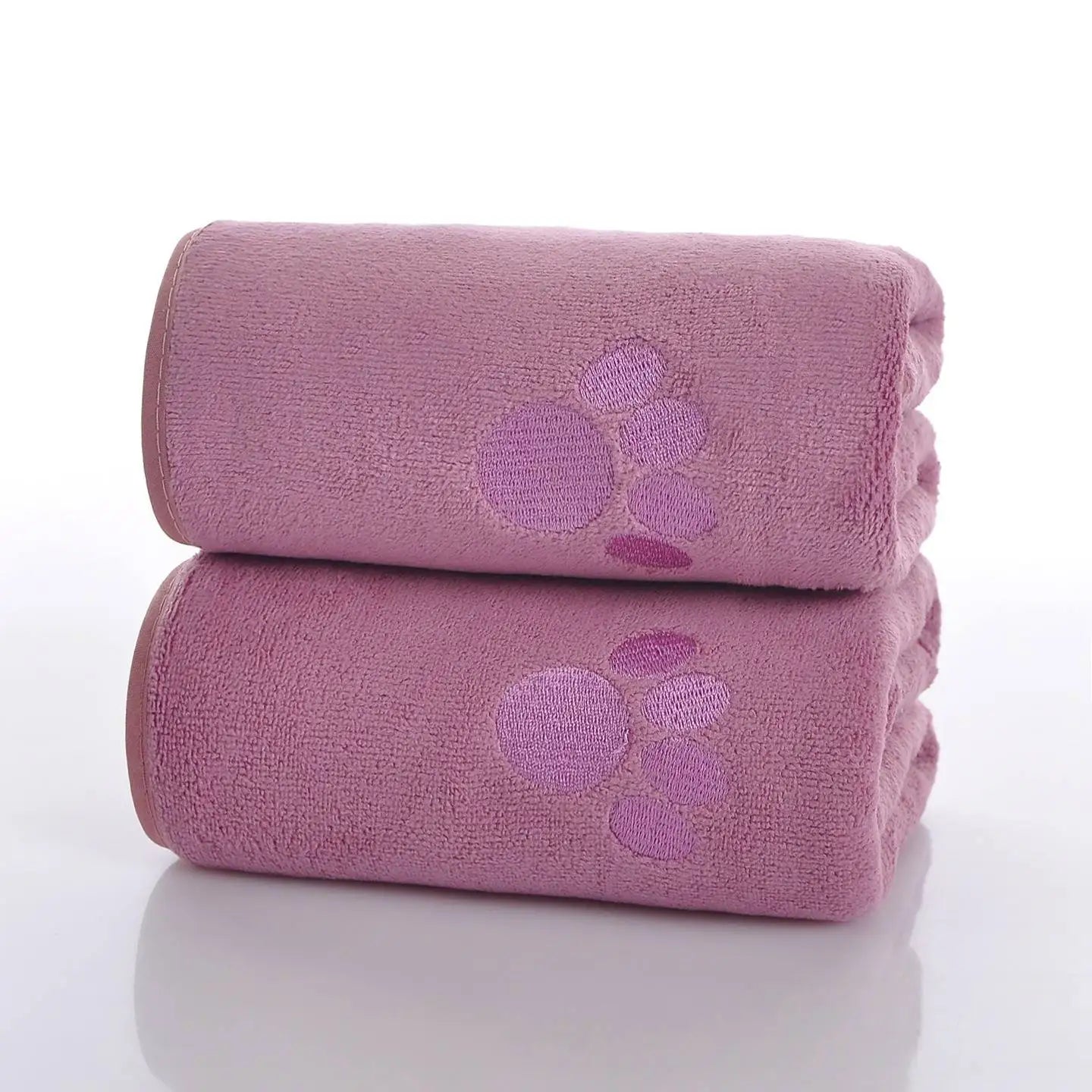 🐱🐶 Serviette peignoir microfibre pour chien & chat – Séchage rapide 50×100 cm