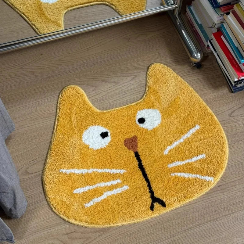 tapis en imitation cachemire au motif chat cartoon est à la fois décoratif et fonctionnel. Ultra-absorbant, antidérapant et lavable en machine, il s’adapte à toutes les pièces : salon, chambre, cuisine, salle de bain ou entrée.