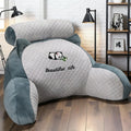 🏠 Coussin de Lecture Ergonomique en U – Support Lombaire, Lavable, Fait Main