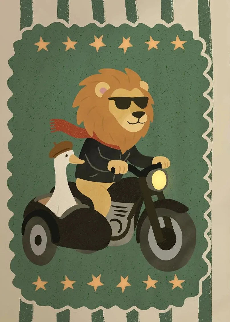 🏠 Kit Diamond painting – Motifs animaux rigolos (chien, canard, ballon)
