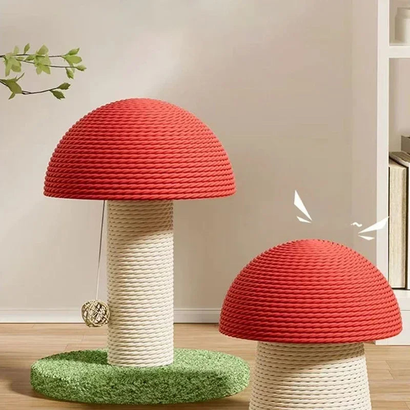 🐱 Griffoir Champignon en Sisal pour Chat – Jouet & Protège Meubles