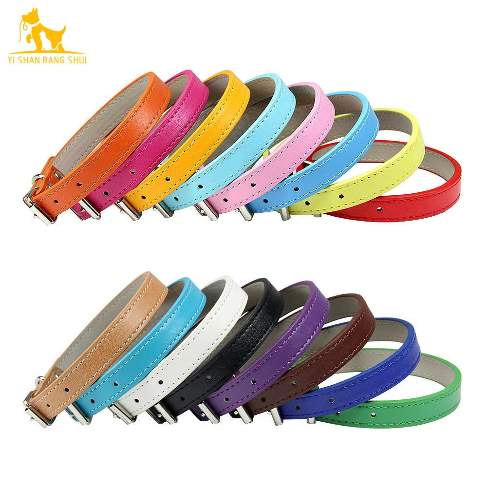 collier en cuir souple de qualité allie style et confort pour accompagner votre chien ou votre chat au quotidien
