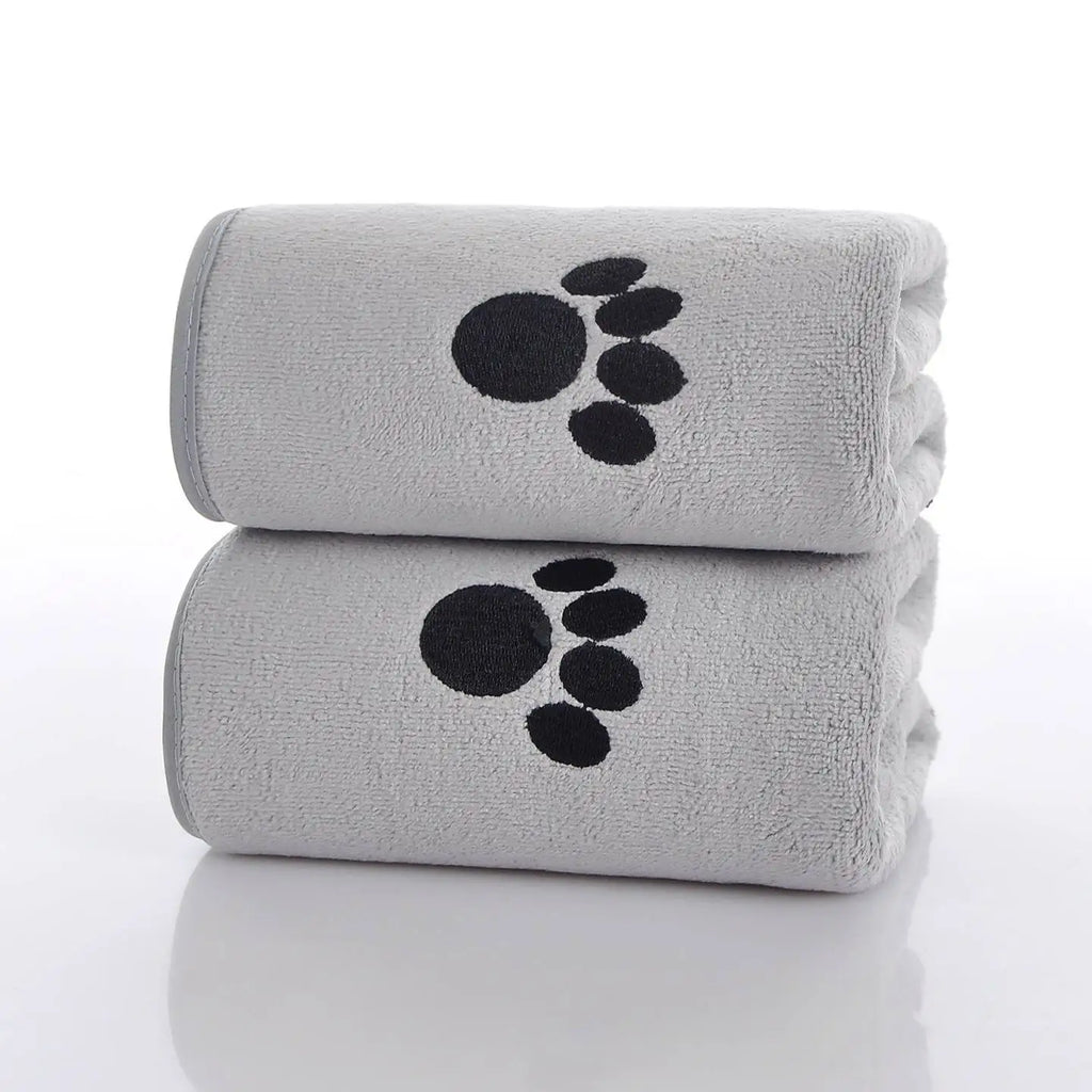 🐱🐶 Serviette peignoir microfibre pour chien & chat – Séchage rapide 50×100 cm