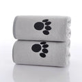 🐱🐶 Serviette peignoir microfibre pour chien & chat – Séchage rapide 50×100 cm