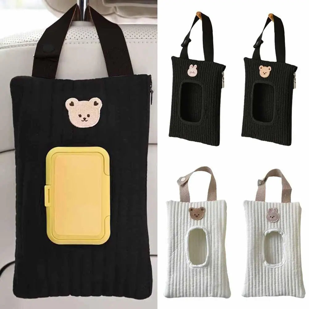 pochette à mouchoirs suspendue au motif animal cartoon